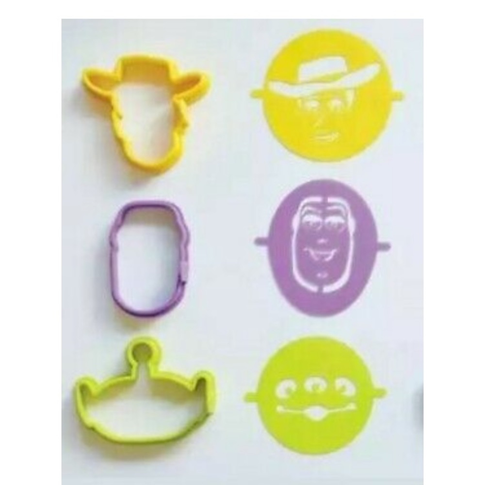 Pampered Chef Toy Story Pancake Molds & Stencils